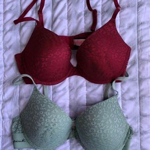 Victoria’s Secret Pink Push Up Bras